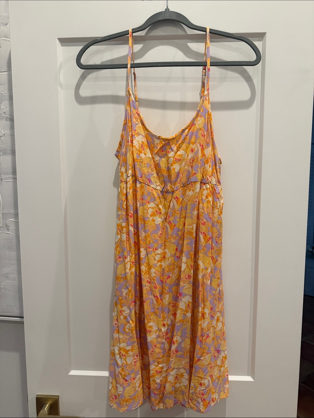 wild fable Yellow Floral Mini Dress